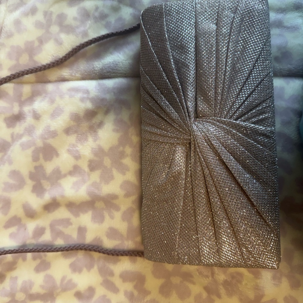 Elegant Metallic Clutch